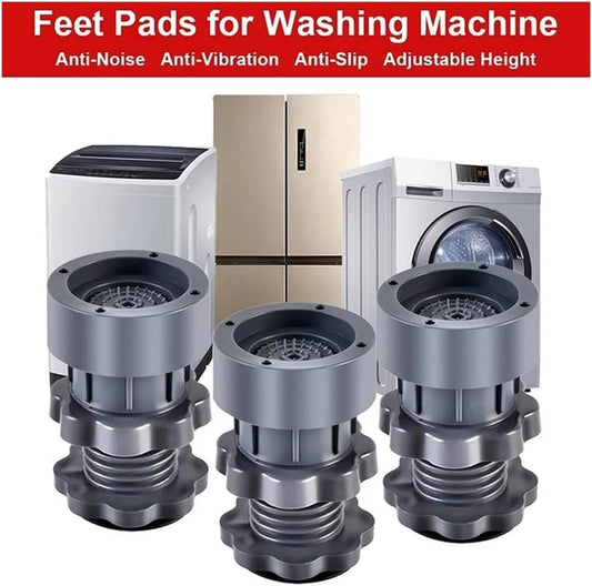 Height Adjustment Washing Machine Stand with Anti Vibration Pads.