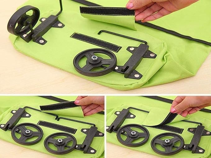 Folding Shopping Bag with Wheels