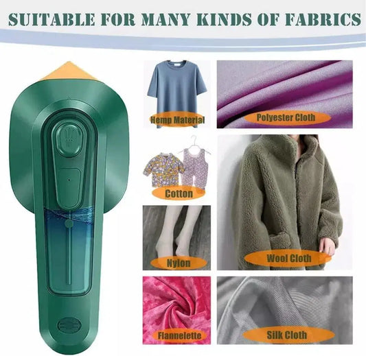 Portable Iron Travel Steamer for Clothes Dry And Wet Ironing.
