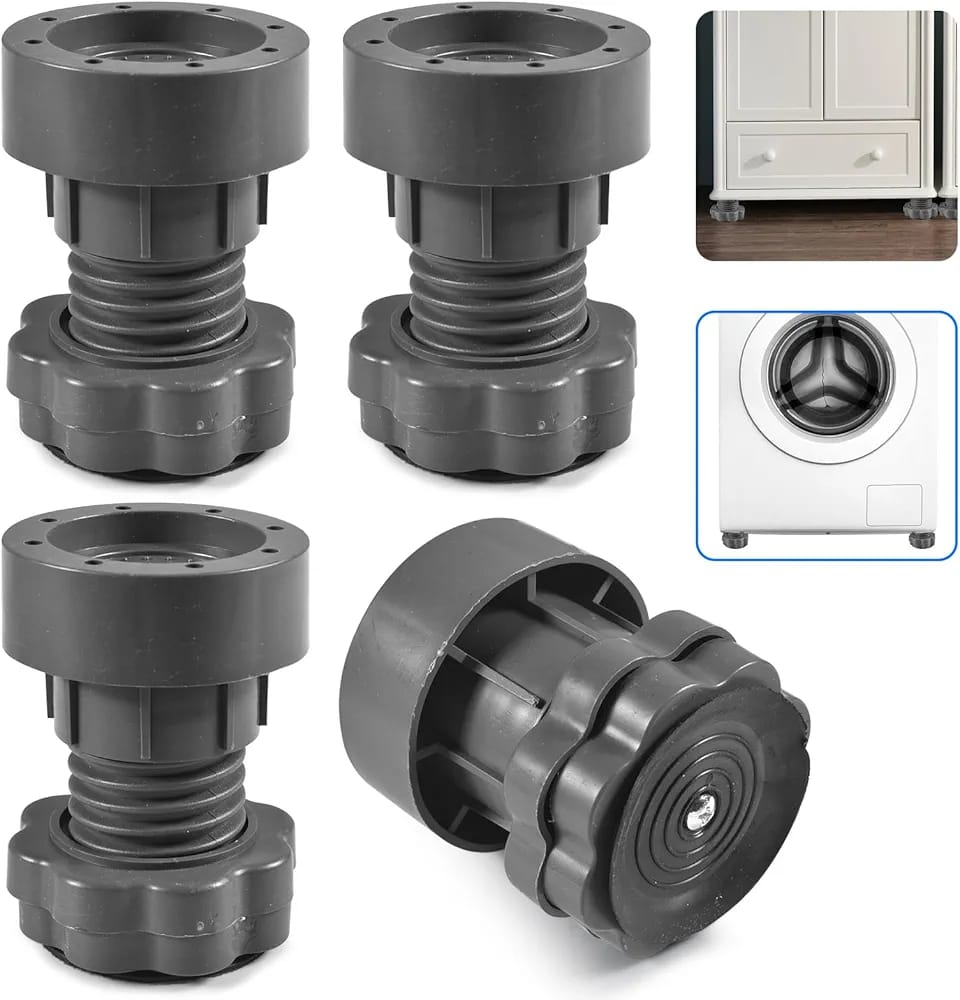 Height Adjustment Washing Machine Stand with Anti Vibration Pads.