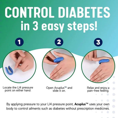 Sugar Control Li4 Acupressure Point Clip