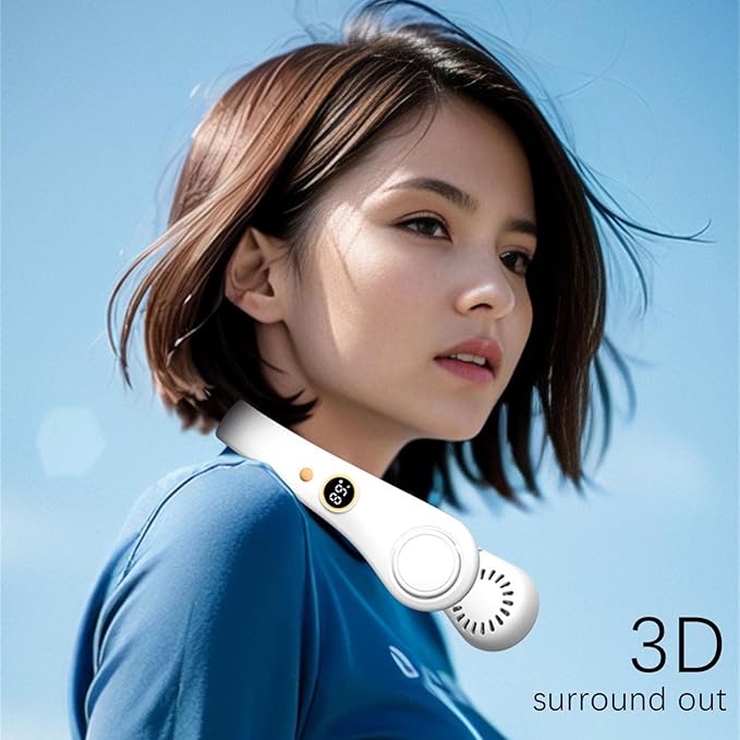 Neckband Portable Air Conditioning Neck Cooler Rechargeable USB