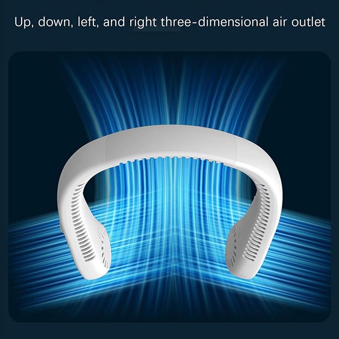Neckband Portable Air Conditioning Neck Cooler Rechargeable USB