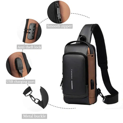 Crossbody Sling Bag for Men and Women.