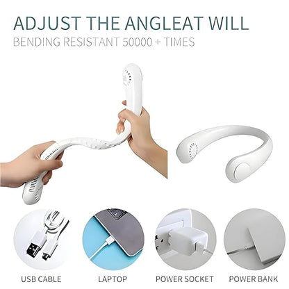 Neckband Portable Air Conditioning Neck Cooler Rechargeable USB