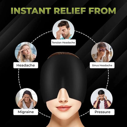 Migraine Relief Cap Headaches, Sinuses, Tension Relief and Headache Relief.