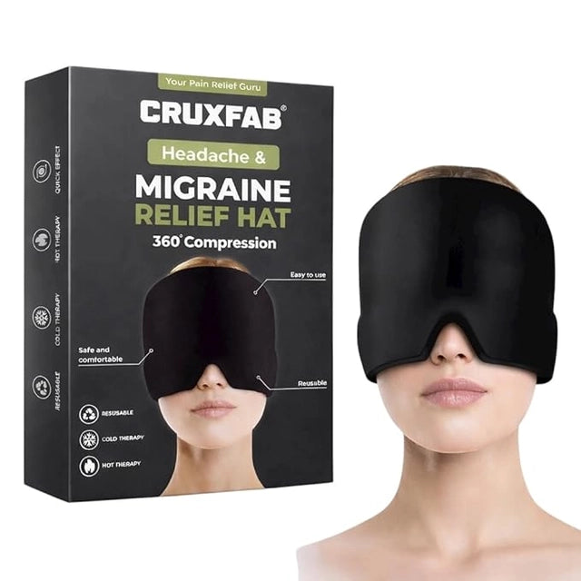 Migraine Relief Cap Headaches, Sinuses, Tension Relief and Headache Relief.