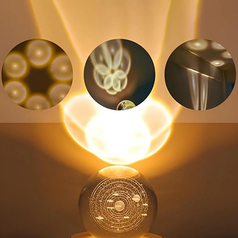 3D Crystal Lamp Ball(Assorted Design)